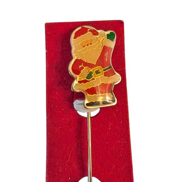 Lot of Three Vintage Christmas Theme Stick Pins - Picture 3 of 5